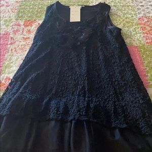 NWT size medium black no sleeve dress